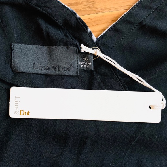 Line & Dot Tie Dye Wrap Dress - Picture 6 of 6